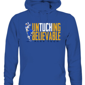 UNTUCHING BELIEVABLE SHIRT ALEX TUCH Buffalo Sabers CAUH royal front.jpg