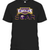E SOAR T Shirt Eagles & Lady Eagles Faith Family Academy Athletics CABT black front.jpg