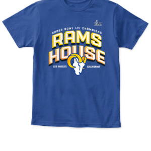 RAMS HOUSE SHIRT Los Angeles Rams 2022 Super Bowl LVI Champions Running Back Hometown APKT royal front.jpg