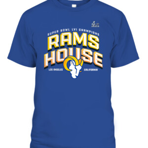 RAMS HOUSE SHIRT Los Angeles Rams 2022 Super Bowl LVI Champions Running Back Hometown CABT royal front.jpg