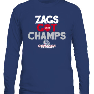 ZAGS GOT CHAMPS SHIRT Gonzaga Bulldogs CALS navy front.jpg