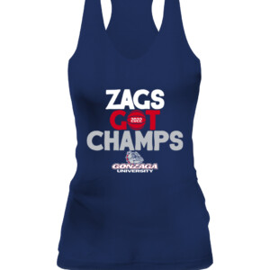 ZAGS GOT CHAMPS SHIRT Gonzaga Bulldogs CAWT navy front.jpg