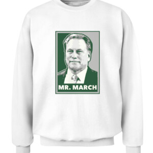 MR. MARCH SHIRT Tom Izzo, Michigan State Spartans CACS white front.jpg