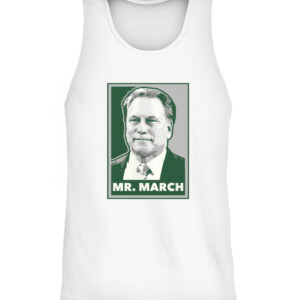 MR. MARCH SHIRT Tom Izzo, Michigan State Spartans CATT white front.jpg