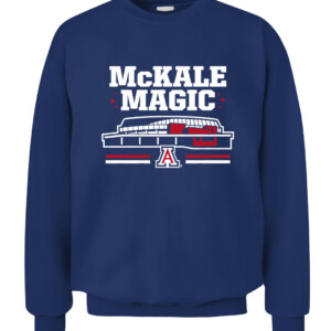 MCKALE MAGIC SHIRT McKale Memorial Center, Arizona Wildcats CACS navy front.jpg