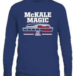 MCKALE MAGIC SHIRT McKale Memorial Center, Arizona Wildcats CALS navy front.jpg