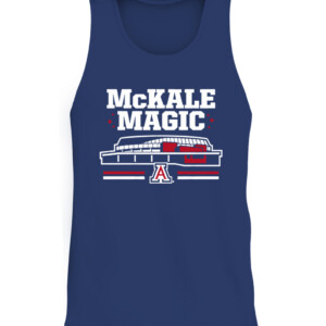 MCKALE MAGIC SHIRT McKale Memorial Center, Arizona Wildcats CATT navy front.jpg