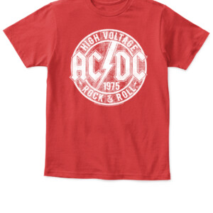 ACDC High Voltage Rock & Roll 1975 Red Men’s T Shirt APKT red front.jpg