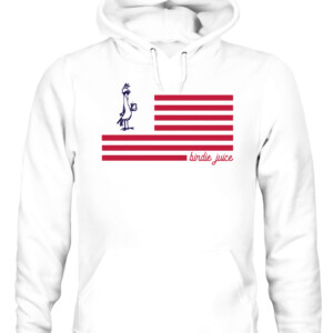 Birdie Juice Flag T Shirt CAUH white front.jpg