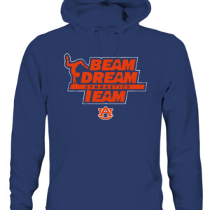 BEAM DREAM TEAM SHIRT AUBURN GYMNASTICS, AUBURN TIGERS CAUH navy front.jpg