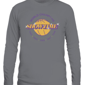 SHOWTIME SHIRT Los Angeles Lakers CALS graphite heather front.jpg