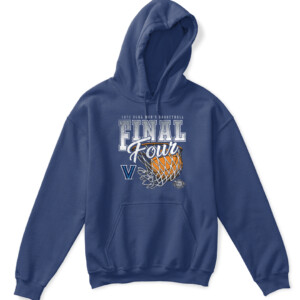 Villanova Wildcats FINAL FOUR SHIRT Villanova Wildcats 2022 NCAA Men's Basketball Tournament March Madness Final Four APKH navy front.jpg