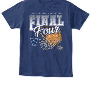 Villanova Wildcats FINAL FOUR SHIRT Villanova Wildcats 2022 NCAA Men's Basketball Tournament March Madness Final Four APKT navy front.jpg