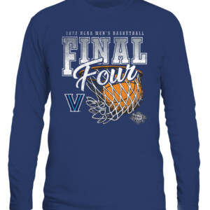 Villanova Wildcats FINAL FOUR SHIRT Villanova Wildcats 2022 NCAA Men's Basketball Tournament March Madness Final Four CALS navy front.jpg