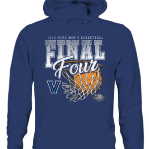 Villanova Wildcats FINAL FOUR SHIRT Villanova Wildcats 2022 NCAA Men's Basketball Tournament March Madness Final Four CAUH navy front.jpg