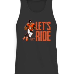 LET'S RIDE SHIRT RUSSELL WILSON, Denver Broncos CATT black front.jpg