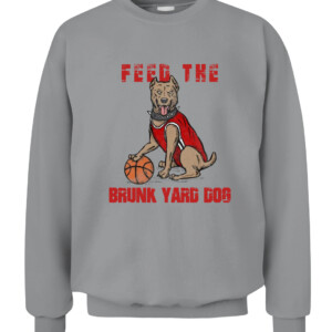 FEED THE BRUNK YARD DOG SHIRT Ohio men's basketball, Ohio State Buckeyes CACS sport grey front.jpg