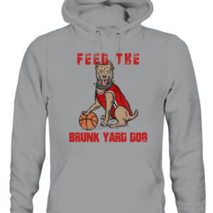 FEED THE BRUNK YARD DOG SHIRT Ohio men's basketball, Ohio State Buckeyes CAUH sport grey front.jpg