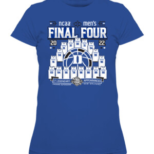 Duke FINAL FOUR Roster SHIRT Duke Blue Devils 2022 NCAA Men's Basketball Tournament March Madness Final Four CAWTS royal front.jpg