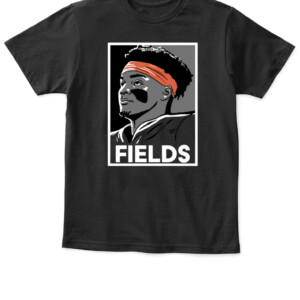 FIELDS SHIRT Justin Fields, Chicago Bears APKT black front.jpg