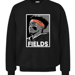 FIELDS SHIRT Justin Fields, Chicago Bears CACS black front.jpg