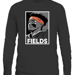 FIELDS SHIRT Justin Fields, Chicago Bears CALS black front.jpg