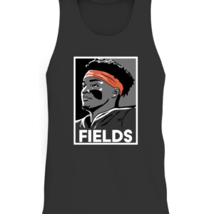 FIELDS SHIRT Justin Fields, Chicago Bears CATT black front.jpg