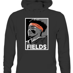 FIELDS SHIRT Justin Fields, Chicago Bears CAUH black front.jpg