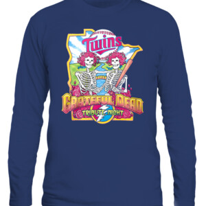Minnesota Twins Grateful Dead Tribute Night Shirt CALS navy front.jpg