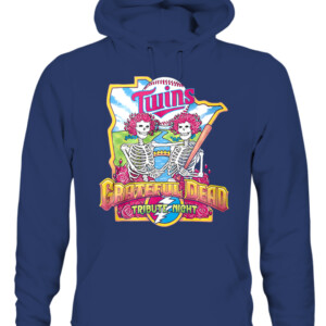 Minnesota Twins Grateful Dead Tribute Night Shirt CAUH navy front.jpg