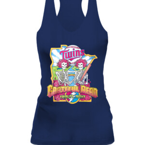 Minnesota Twins Grateful Dead Tribute Night Shirt CAWT navy front.jpg