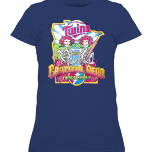 Minnesota Twins Grateful Dead Tribute Night Shirt CAWTS navy front.jpg