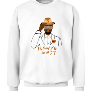 Flanye West T Shirt Funny Kanye West, Flan Cake, #FoodWithNames CACS white front.jpg