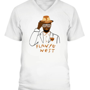 Flanye West T Shirt Funny Kanye West, Flan Cake, #FoodWithNames CAVN white front.jpg