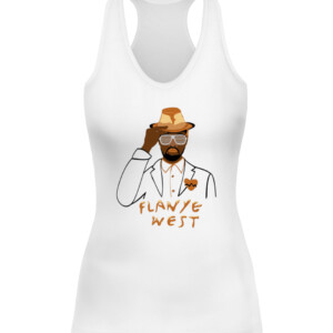 Flanye West T Shirt Funny Kanye West, Flan Cake, #FoodWithNames CAWT white front.jpg