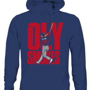 OLY SMOKES ATLANTA Shirt Matt Olson, Atlanta Braves CAUH navy front.jpg
