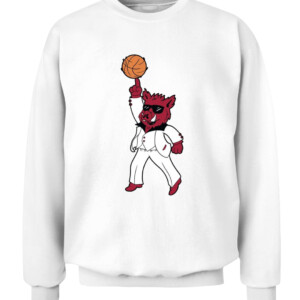 ARKANSAS DANCING SHIRT THE HOGS ARE DANCING, Arkansas Razorbacks CACS white front.jpg