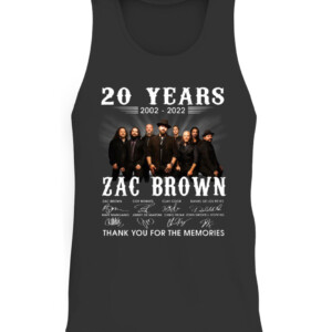 Official Zac Brown 20 Years 2002 2022 Signatures Thank You For The Memories Shirt CATT black front 1.jpg