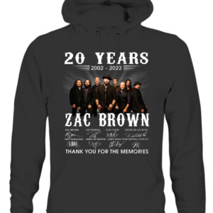 Official Zac Brown 20 Years 2002 2022 Signatures Thank You For The Memories Shirt CAUH black front 1.jpg
