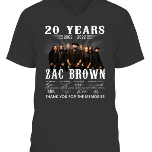 Official Zac Brown 20 Years 2002 2022 Signatures Thank You For The Memories Shirt CAVN black front 1.jpg