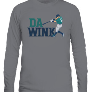 DA WINK SEATTLE SHIRT Jesse Winker, Seattle Mariners CALS graphite heather front.jpg