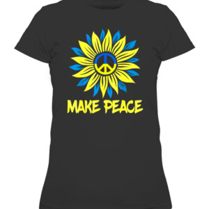 Support Ukraine Stand With Ukraine Ukrainian Flag T Shirt CAWTS black front.jpg