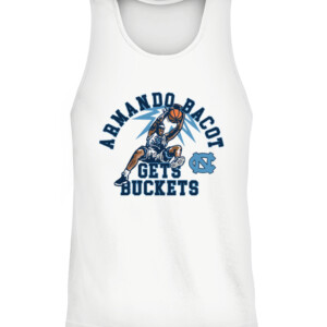 ARMANDO BACOT GETS BUCKETS SHIRT North Carolina Tar Heels CATT white front.jpg