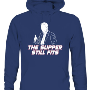 THE SLIPPER STILL FITS SHIRT Mark Few, Gonzaga Bulldogs CAUH navy front.jpg