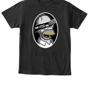 God Save The Beer Shirt Homer Simpson beer, Cartoon, God Save the Queen, Homer Simpson, Parody, Sex Pistols, The Simpsons, TV APKT black front.jpg