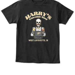 BEST BAR HARRY'S SHIRT Purdue Boilermakers APKT black front.jpg