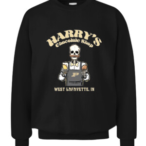 BEST BAR HARRY'S SHIRT Purdue Boilermakers CACS black front.jpg