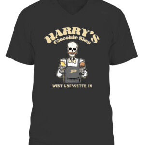 BEST BAR HARRY'S SHIRT Purdue Boilermakers CAVN black front.jpg