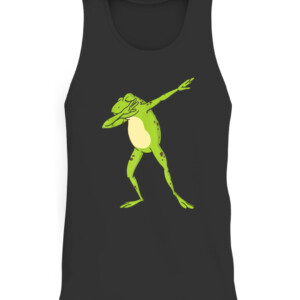 Dabbing Frog For Kids Boys & Girls Funny Animal Dance Gift T Shirt CATT black front.jpg