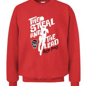 RAINA PEREZ THE STEAL AND THE LEAD SHIRT Raina Perez, NC State Wolfpack